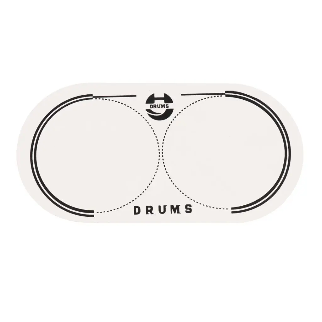 Double Bass Drum Patch Heavy Duty Drum Protector Percussion Drumhead for Bass Drum Parts