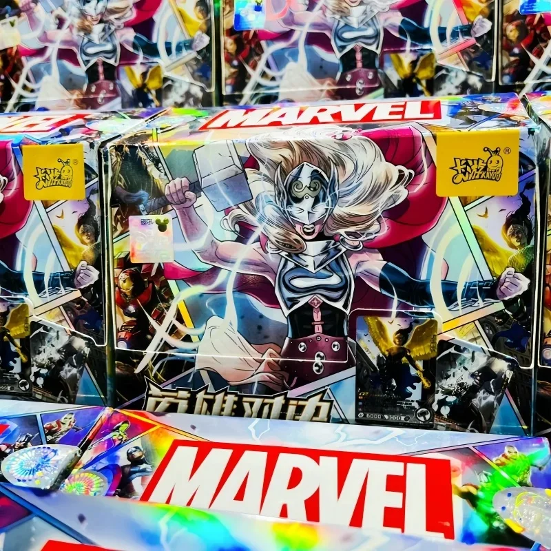 Kayou Genuine Marvel Hero Duel Competitive Edition Anime Peripheral Collection Cards Toy Gift Whole Box Wholesale Collectible