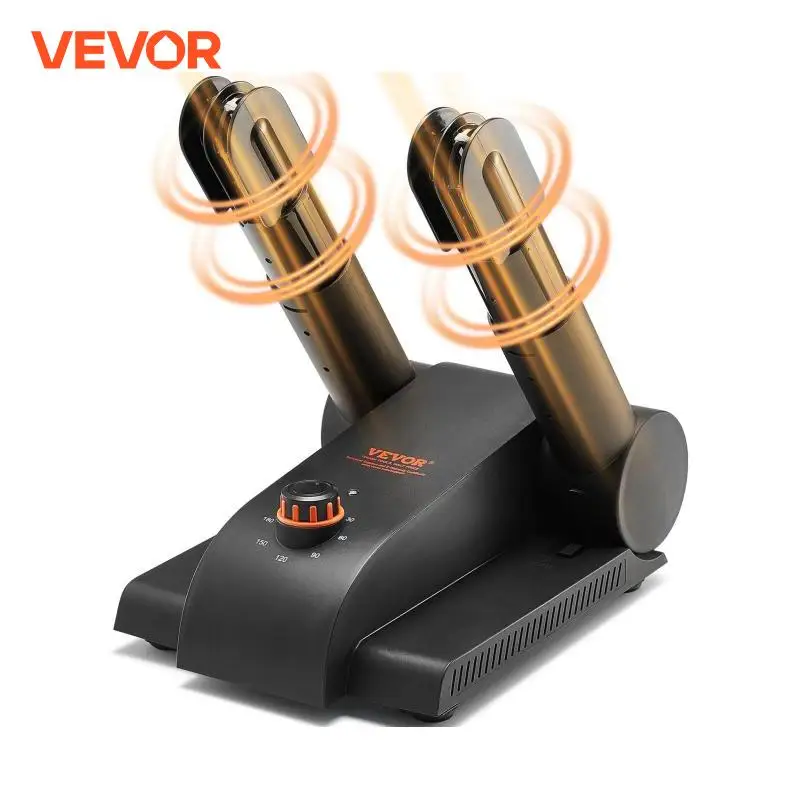 

VEVOR 180° Foldable 2/4 Tubes Shoe Dryer Portable Boot Dryer with Timer & Blower for Snow Boots Leather Shoes Canvas Shoes Socks