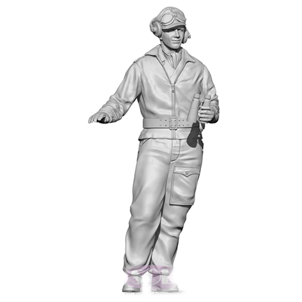 1/16 World War II soldier, Resin Model figure soldier, WWII Military themes, Unassembled and unpainted kit