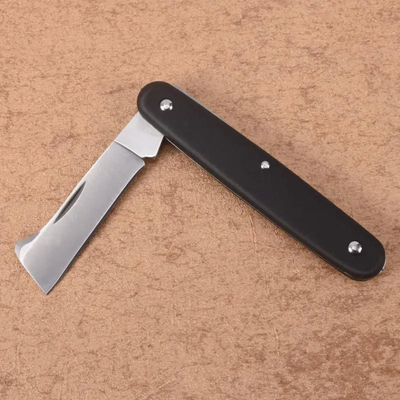 Stainless Steel Grafting Gardening Knife Plastic Single Opening Foldable Multi-Functional Plant Trimming Tool Accessories