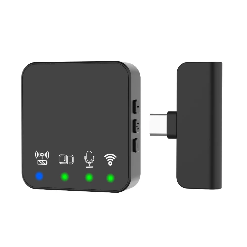 

Wireless Lavalier Microphone Portable Audio Video Recording Mini Mic for Android Phone Outdoor Live Broadcast K Song Mic