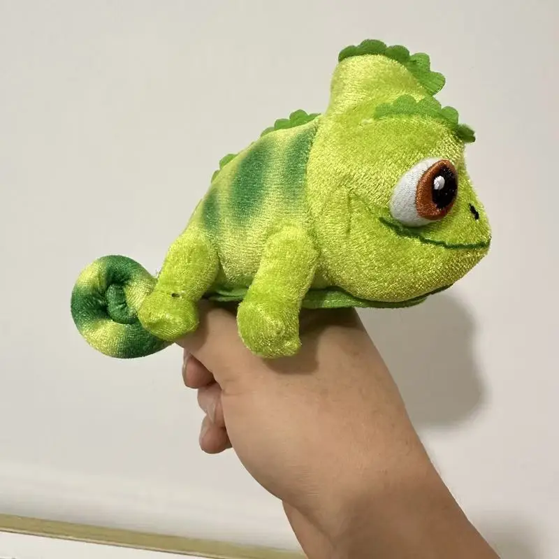 ديزني غرزة الكرتون متشابكة باسكال الكتف ألعاب من نسيج مخملي مع الحرباء المحيط خنزير يجلس الكتف المغناطيس طفل زخرفة هدايا عيد الميلاد