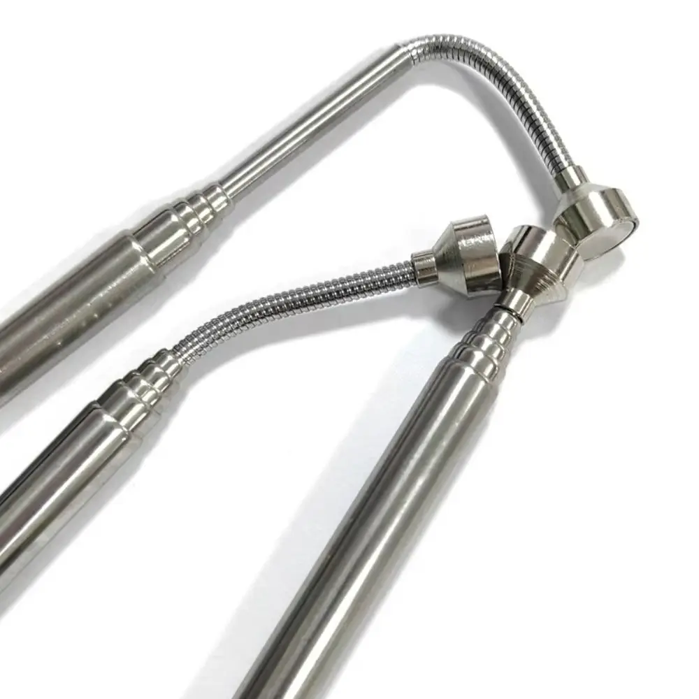 

3 шт. магнитный магнитный стержень на присоске, мелкие детали, выдвижной зажим для ручки из нержавеющей стали, удобный телескопический инструмент для захвата