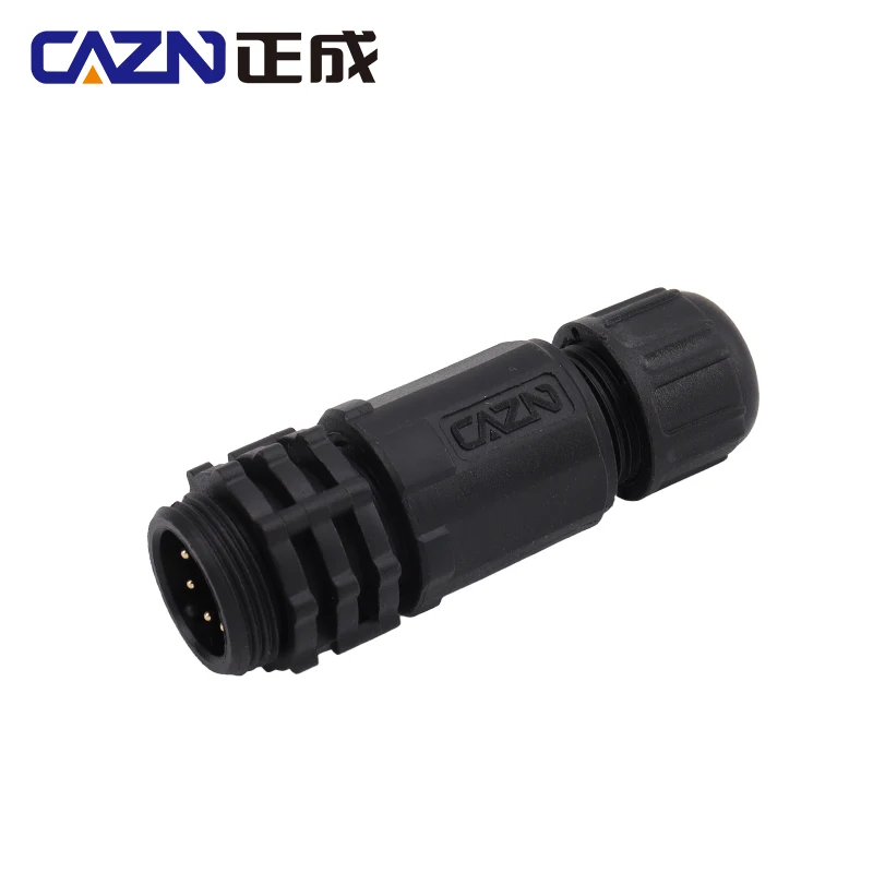 IP67 IP68  E10 Straight Male Installable Mating Plug Threaded 2 3 4 5 6 7 8 10 12 Pin Industry Standard Connector