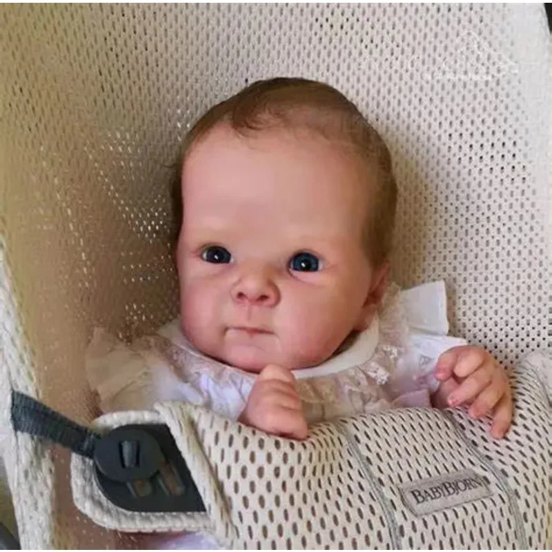 18inch Reborn Doll Kit Bettie Unpainted DIY Blank Doll Parts with Cloth Body Handmade Doll Kit Bebe Reborn Куклы Реборн