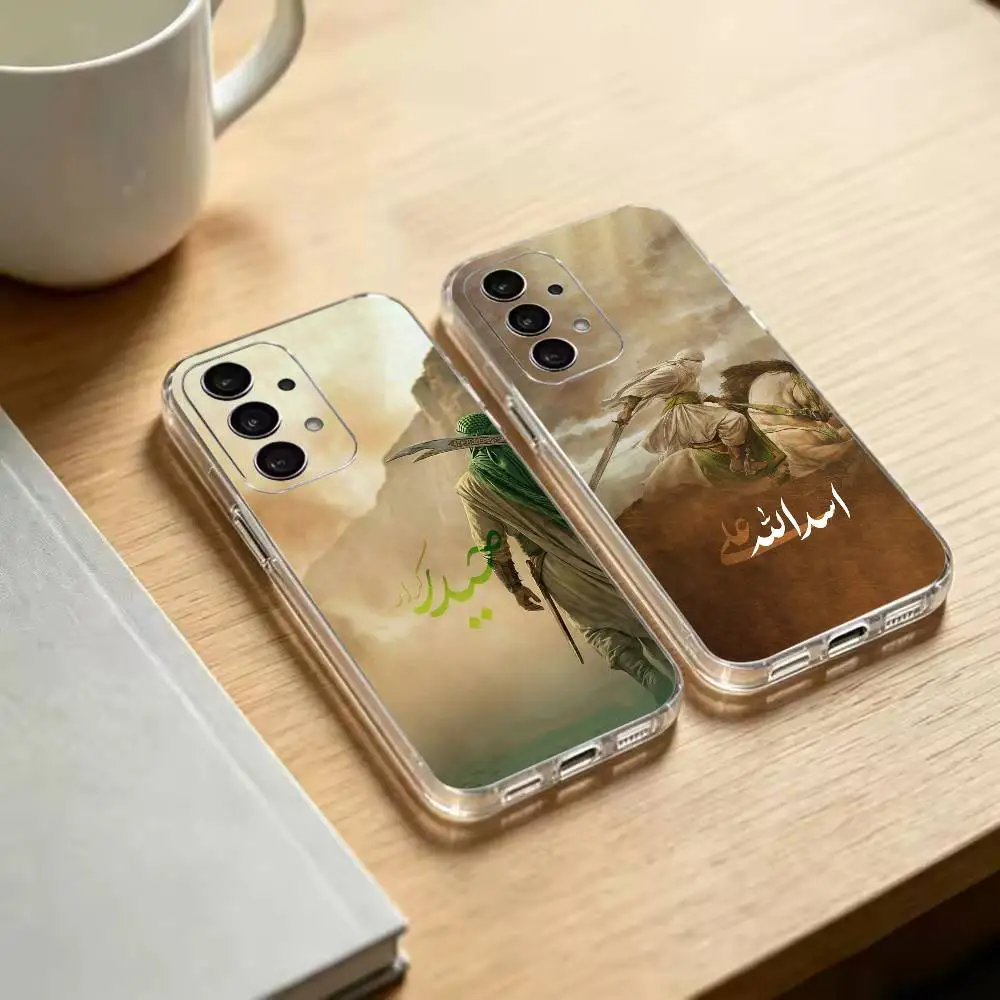 S-Shia Ali I-Imam Hussain  Clear Soft Silicone Phone Case for Samsung S25 S24 S23 S22 S21 S20 Ultra Plus
