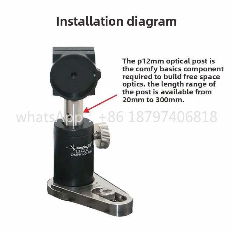 OMPS12 Series 12mm Optical Connector\ Stainless Steel Optical Connector，5PCS per pack