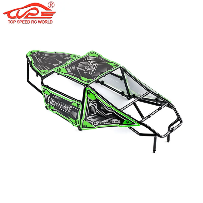 Metal Pig Cage Roll Cage and Frame Kit for 1/5 Hpi ROFUN ROVAN Kingmotor Mcd Redcat Rcmk Baja 5t 5sc Trcuk Rc Car Parts