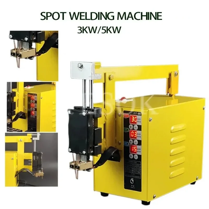 New Upgrade Spot Welding Machine 3KW 5KW High Power 18650 Lithium Battery Precision Spot Welders Automatic Pedal Welding