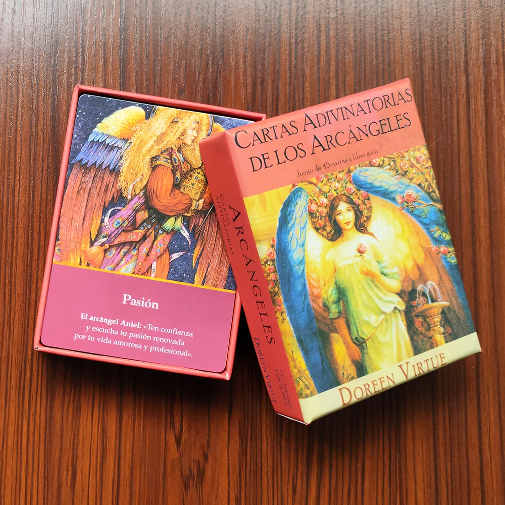 Spanish Archangel Oracle Cards Decks Keywords with Meaning on the Cards Tips Angels Prophet Prophecy Divination