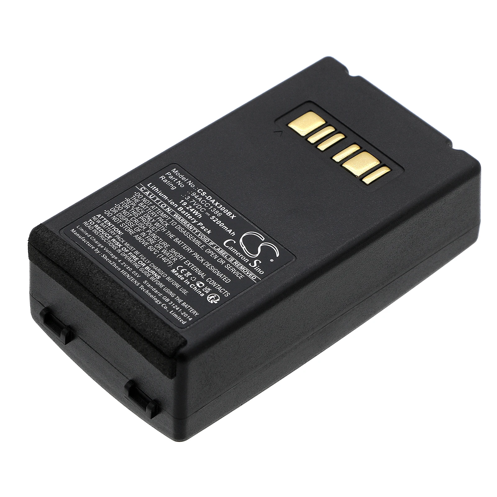 

Barcode Scanner 5200mAh /19.24Wh Battery For Datalogic：4ACC0046 94ACC1386 BT-0016 BT-26 Falcon X3 Falcon X4 Falcon X3+ Plus