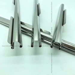 알루미늄 합금 프레임 자수 천 클립, 내마모성 스테인레스 스틸, 두꺼운 신축성, 2 이어 클립, 220mm, 300mm, 1 개
