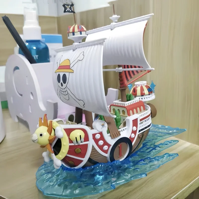 حار أنيمي قطعة واحدة البحرية القراصنة قارب ألف مشمس التماثيل تمثال بولي كلوريد الفينيل عمل الشكل جمع نموذج تجميعها لعبة السفينة #3