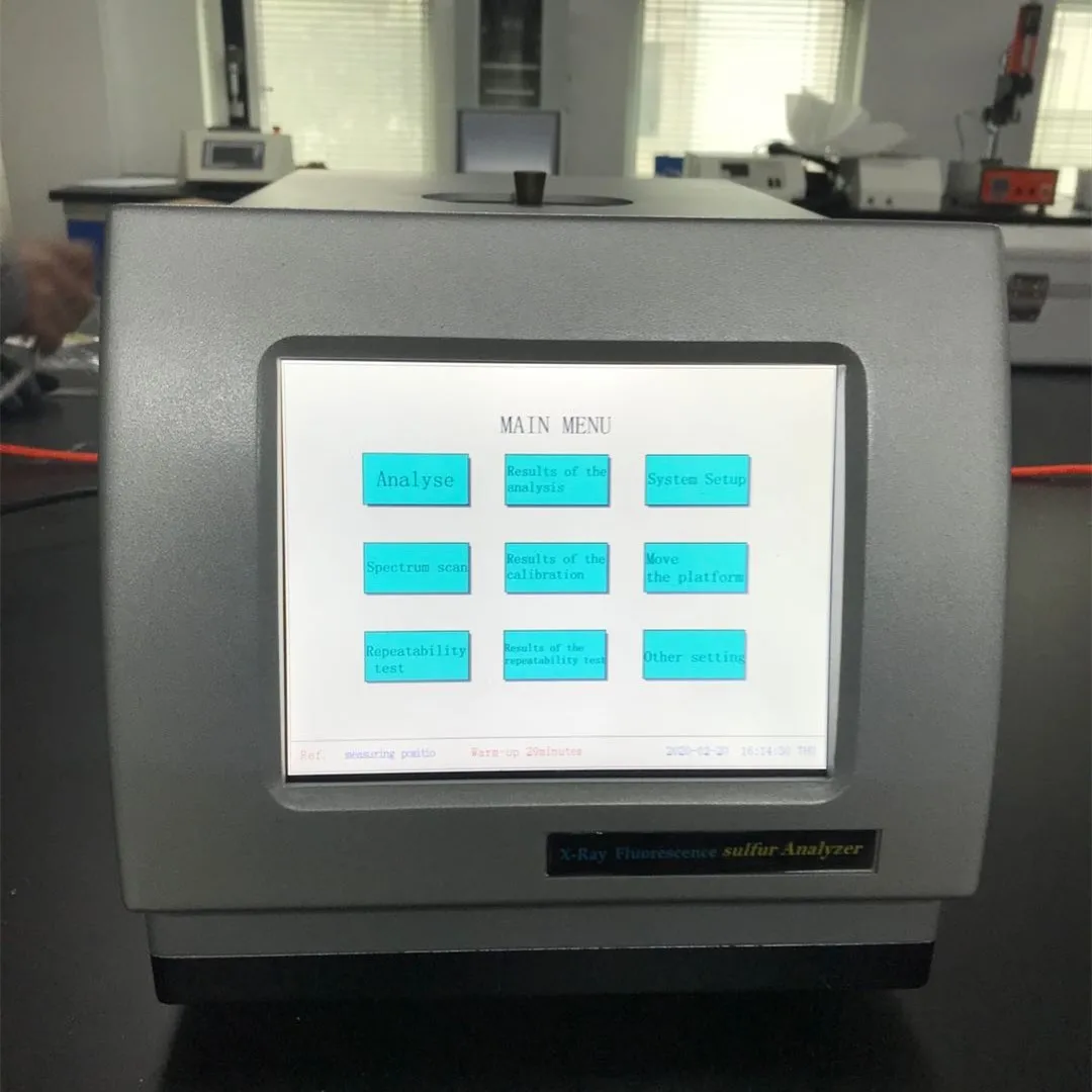 Measuring range 50-50000ppm X-ray Fluorescence ASTM D4294 Sulfur Analyzer for  Fuel