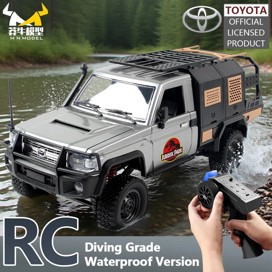 MN MODELO 1:12 4WD RC Wading Dinosaur Pickup Buceo Coche todoterreno Vehículo todo terreno Camión de escalada Rock Crawler Juguete para adultos