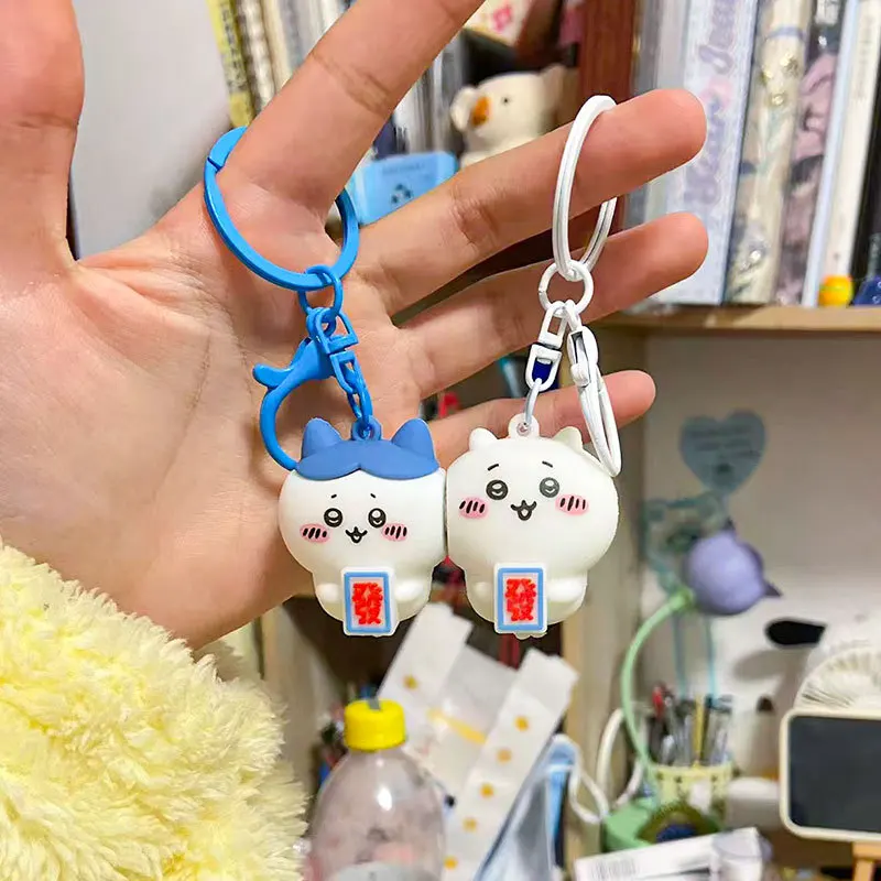 

Kawaii jiyiCouple Magnetic Keychain Cute Matching Pair Keyrings Anime Bag Charms for Lovers & Friends