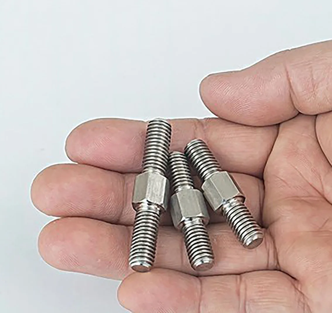 M4-M16 Left and Right Thread Double End Thread Rod 304 Stainless Steel Positive and Negative Thread Bar Stud Bolts Screw