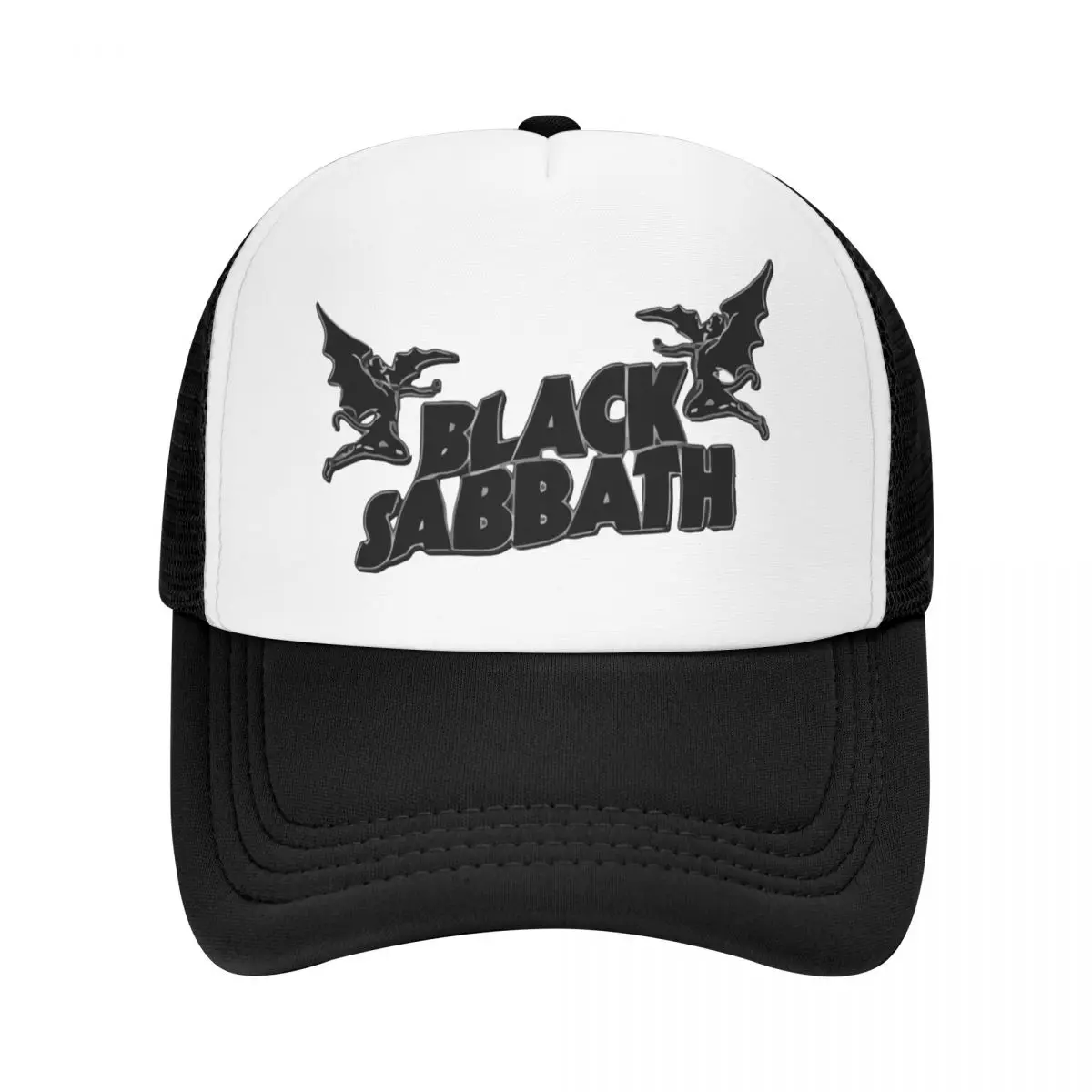 Start The Job Heavy Music Mesh Baseball Caps Unisex Sun Hat Black Musical Sabbaths Group Hat Adjustable Snapback Cap Trucker Hat