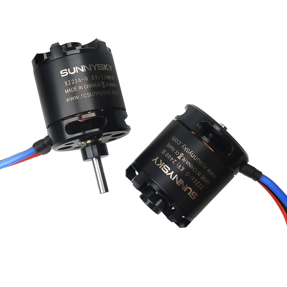 SunnySky X2216 2216 880KV 1250KV 1400KV 2400KV II Outrunner Brushless Motor For RC Models 3D Airplane Drone