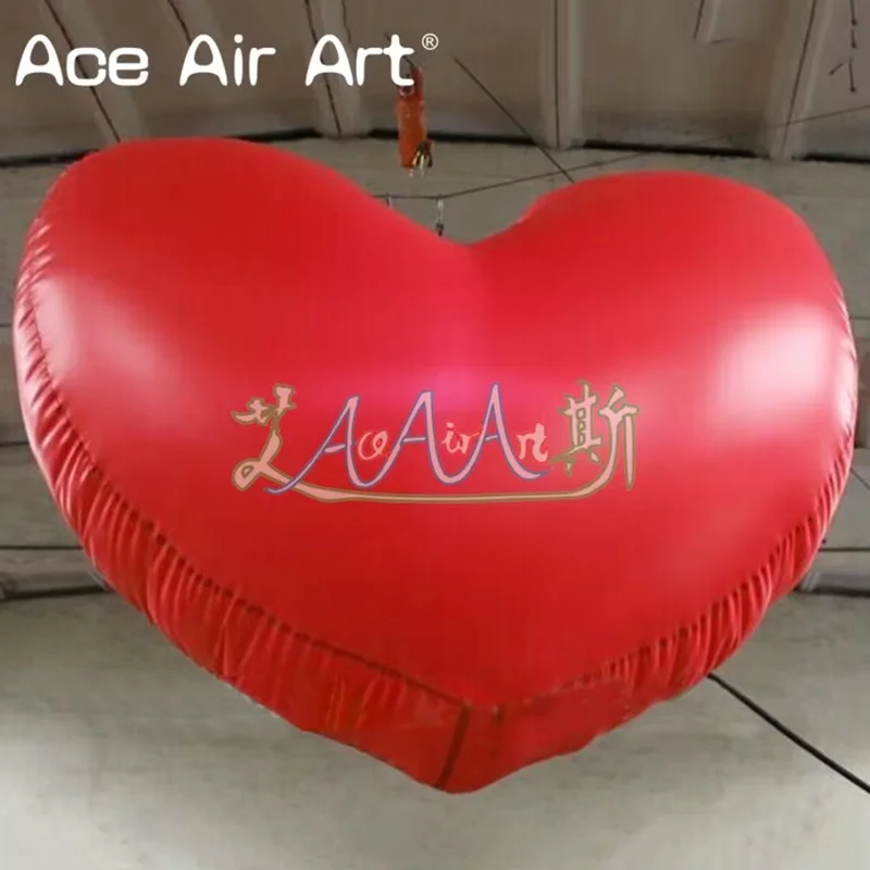 Giant Inflatable Balloon, Red Heart, Valentines Decorations