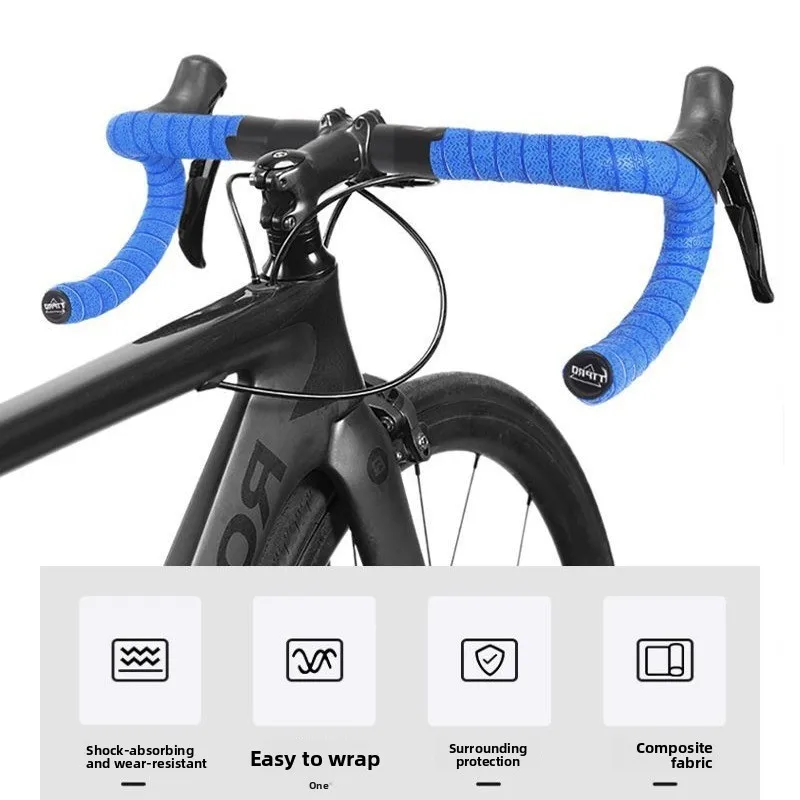 TTPRO EVA Bicycle Handlebar Tapes Road Bicycle Handlebar Tape Anti-slip Waterproof Cycling Bar Wrap Road Bike Accessories