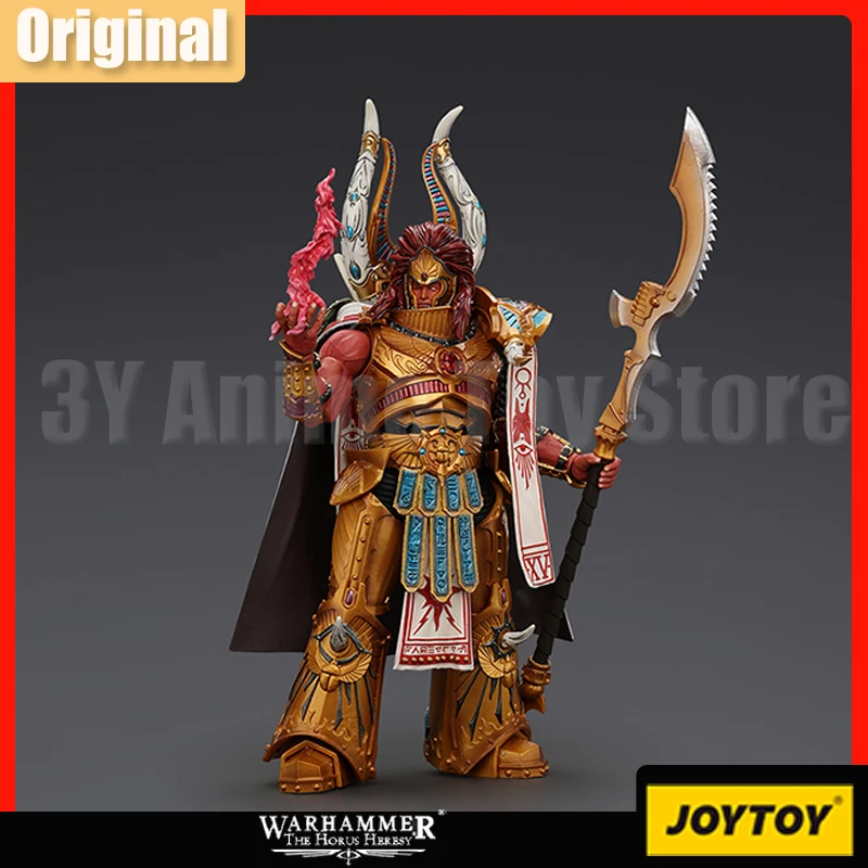 JOYTOY Warhammer 30k 1/18 Action Figure Thousand sons Magnus the Red Primarch of the XVth Legion Model Collection Toy Xmas Gifts