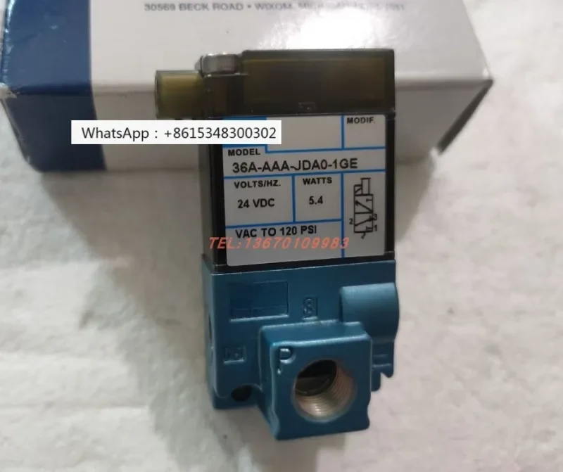 

Electromagnetic valve 36A-ACA-JDAA-1BA 36A-ACA-JDBA-1BA 36A-AAA-JDA0-1GE