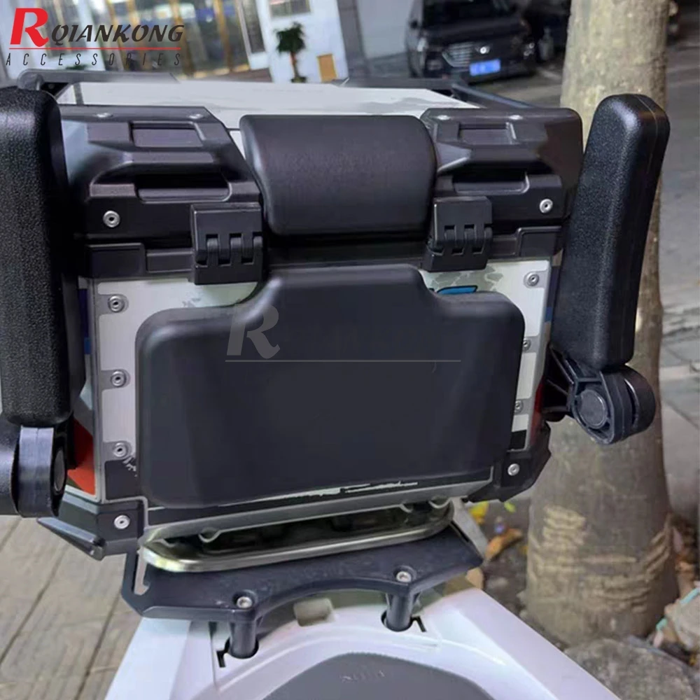 

For Honda CB125F CB125R CB150R CB190 CB190R CB250R 1992-2025+ Universal Motorcycle Passenger Backrest Back Pads Top Box Cushion