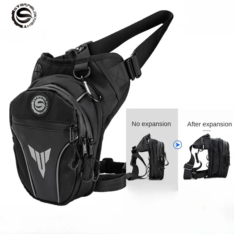 

Star Field Knight Motorcycle Leg Bag Motorcycle Crossbody Bag Men's Waist Pack Delivery Cross-bag Riding Backpack Waterproof