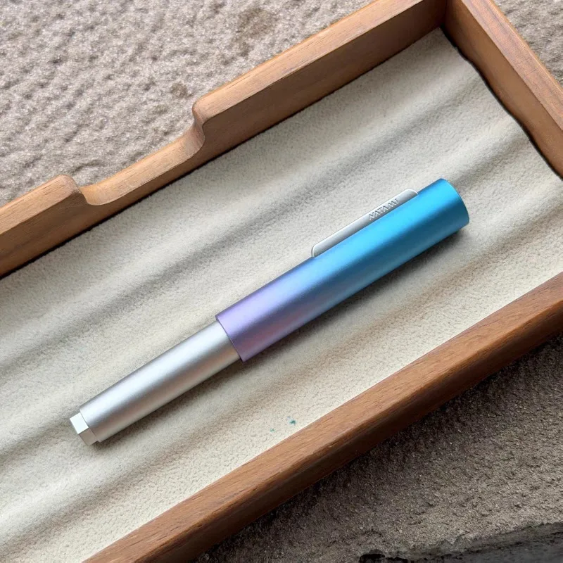 Hingdian Nib 2026-NATAMI Pocket Stainless Steel Fountain Pen 0.5F Curved Nib Ink Pen Business Daily Writing Luxury School Pen