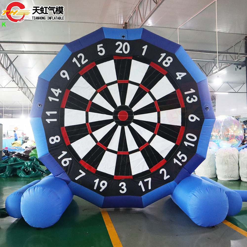 

Fast Door Shipping 3m/4m/5m Giant Inflatable Football Dart Board Sport Game Soccer Foot Dart Toys for Sale