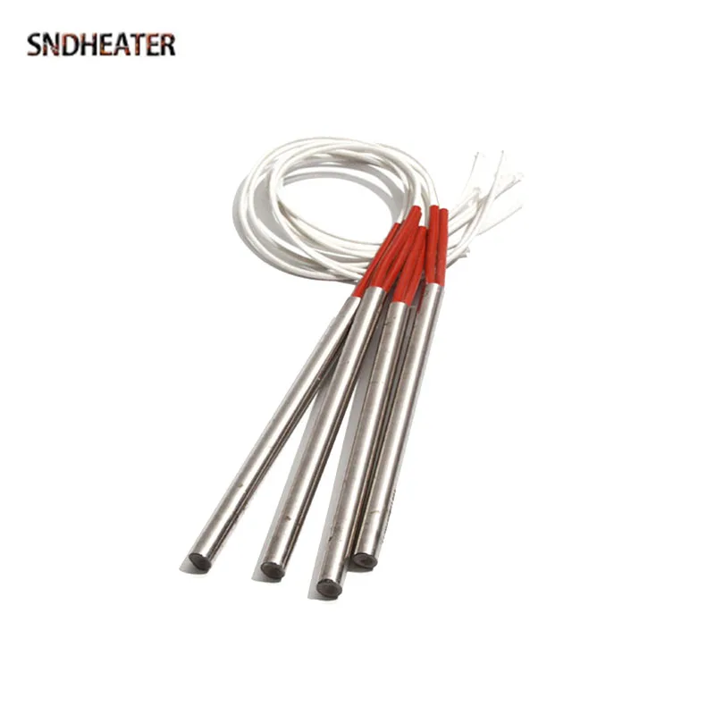 SNDHEATER 110V 220V 380V 8MM Stainless Steel Cartridge Heater 300W-340W Heating Element Rod 120/125/128/130/135MM for Stove 5pcs