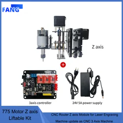 CNC Z-axis Sliding Table CNC Router Kit Wood Miller Z Axis Motor Support Wood Milling Machine