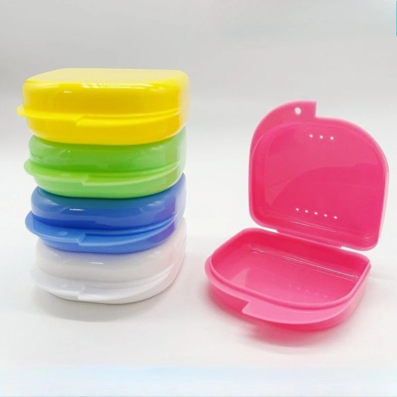 

30 шт., фиксатор, каппа, чехол, ортодонтический контейнер для хранения зубных протезов, карабин, крючок, воздушный фиксатор зубов, коробка