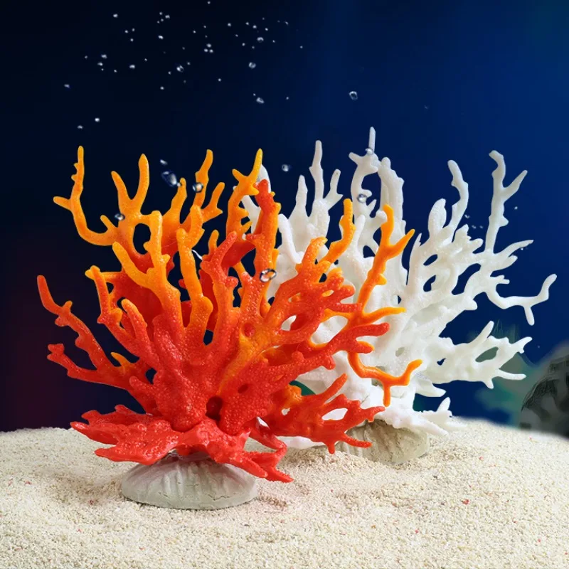 Resin Simulation Mini Coral Micro Landscape Fish Tank Starfish Decorartions Aquarium Decor Ornaments Plants Accessories