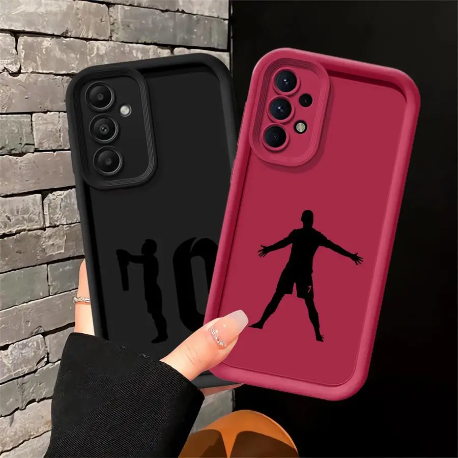Phone Cover Case for Samsung Galaxy A17 A13 A30 A04 A14 A12 A07 A15 A50 A06 A16 A05 A20 A11 Cool Football No 10 7