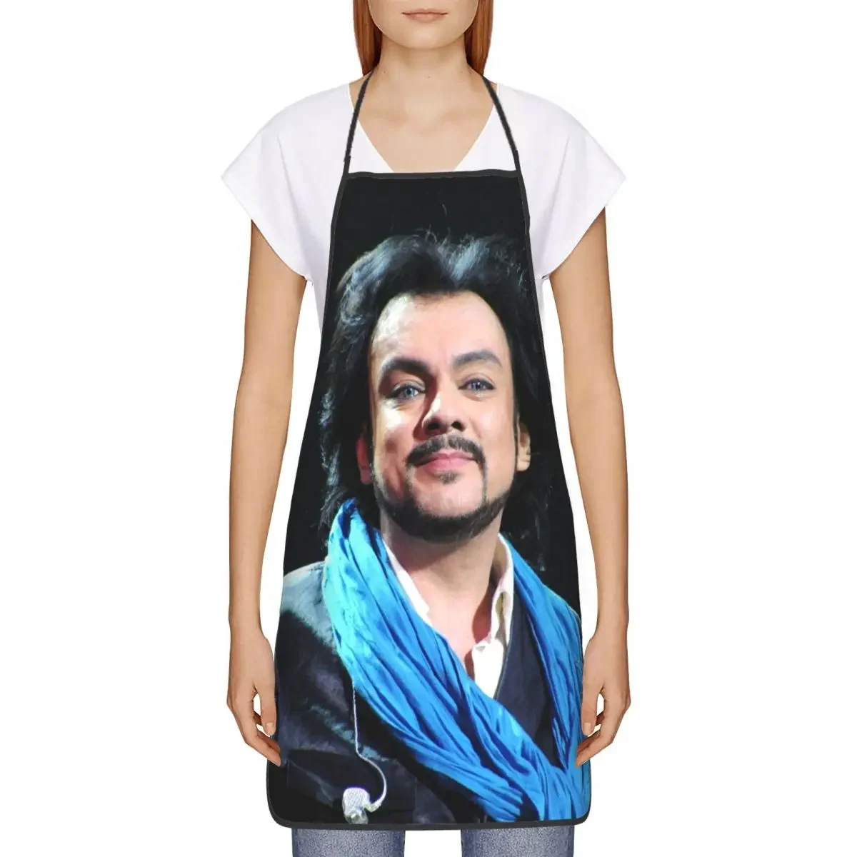 Charm Philipp Kirkorov Apron Women Men Unisex Bib Singer Cooking Kitchen Tablier Cuisine Chef Painting