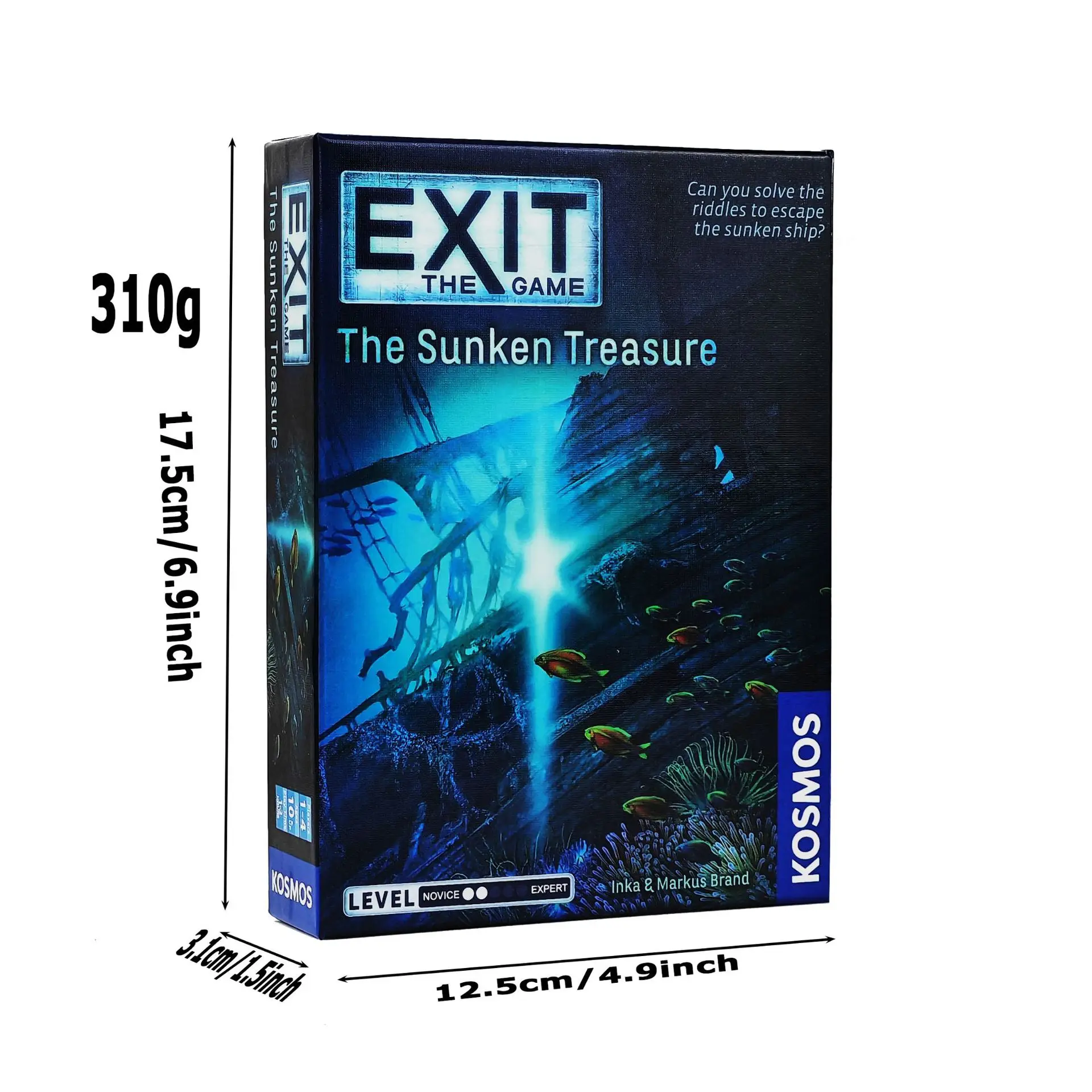 Interactive and Challenging Exit:The sunken Treasure Board Game for Kids and Adults