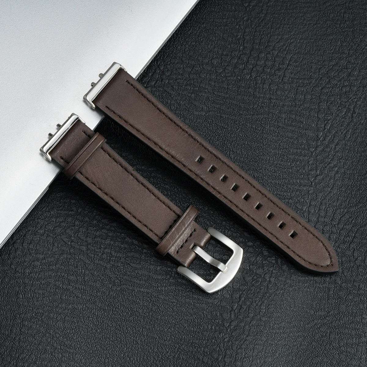 Lederarmband für Samsung Galaxy Fit 3 Sportuhr, Zubehör, Ersatzgurt, Armband für Galaxy Fit 3, Correa – Detail 12