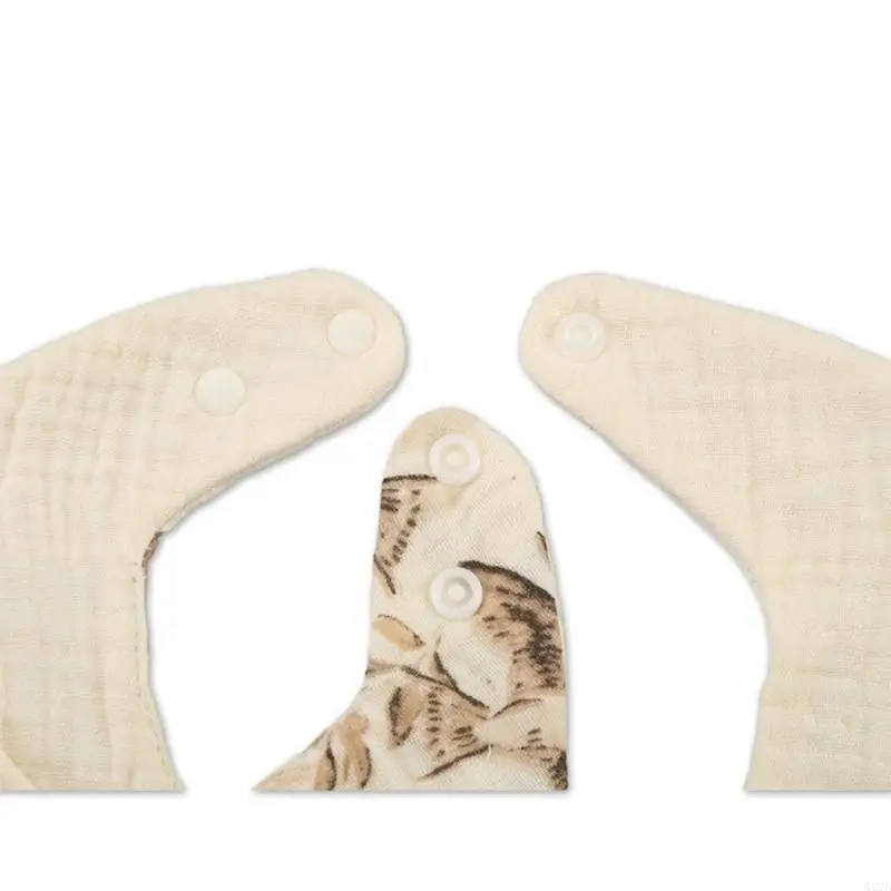 Q22D BURP Cloths Baby Drooling Haluing Fartuch Slack Fartuch dla małych dzieci niemowlę