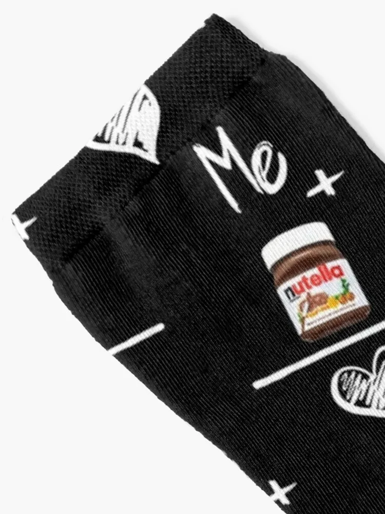 I love Nutella's jar Socks Funny Socks Socks Winter Compression Socks Men