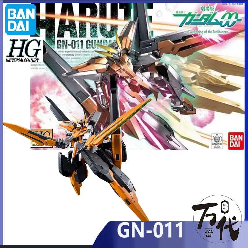 

Bandai Original GUNDAM HG Anime Model HG 00 68 1/144 HARUTE GN-011 Action Figure Assembly Model Toys Collectible Gifts for