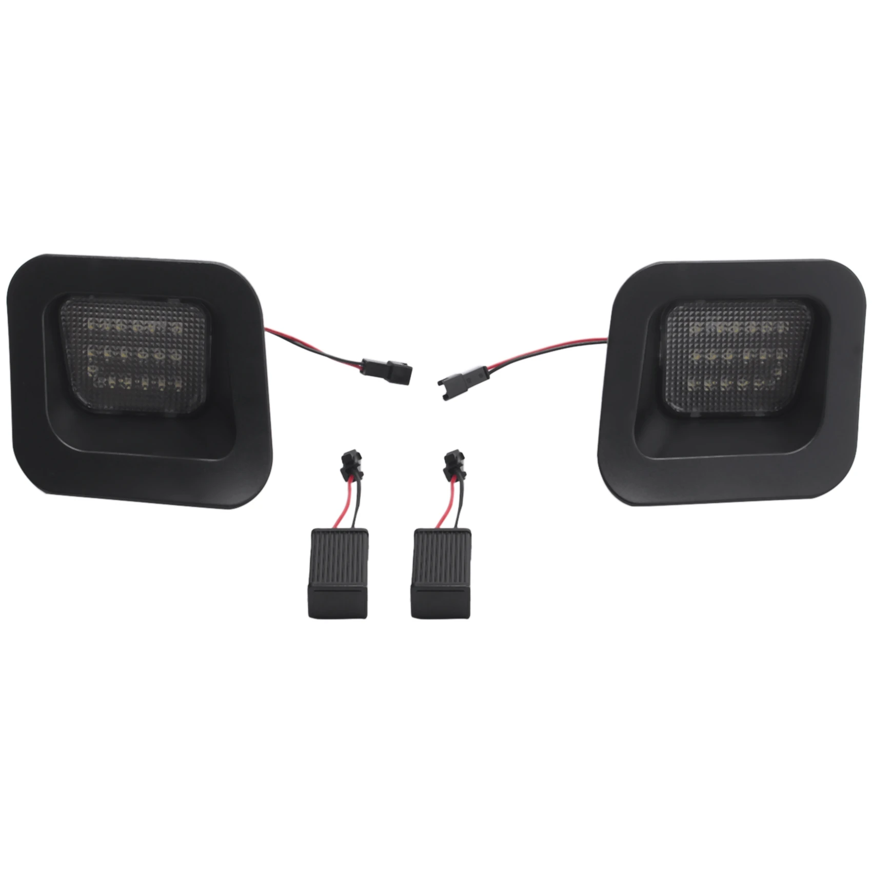 Luces LED para matrícula trasera de coche, accesorio de humo para Dodge Ram 1500, 2500, 3500, 2003-2018