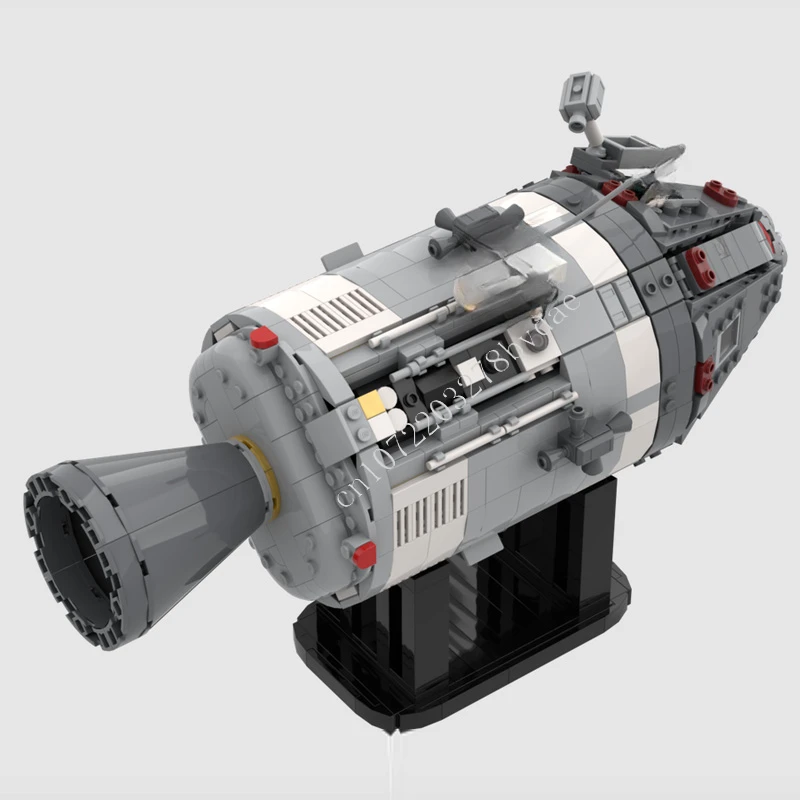 913 sztuk CSM Apollo modułowy MOC kreatywny widok na ulicę Model klocki architektura DIY edukacja montaż zabawki modele prezenty