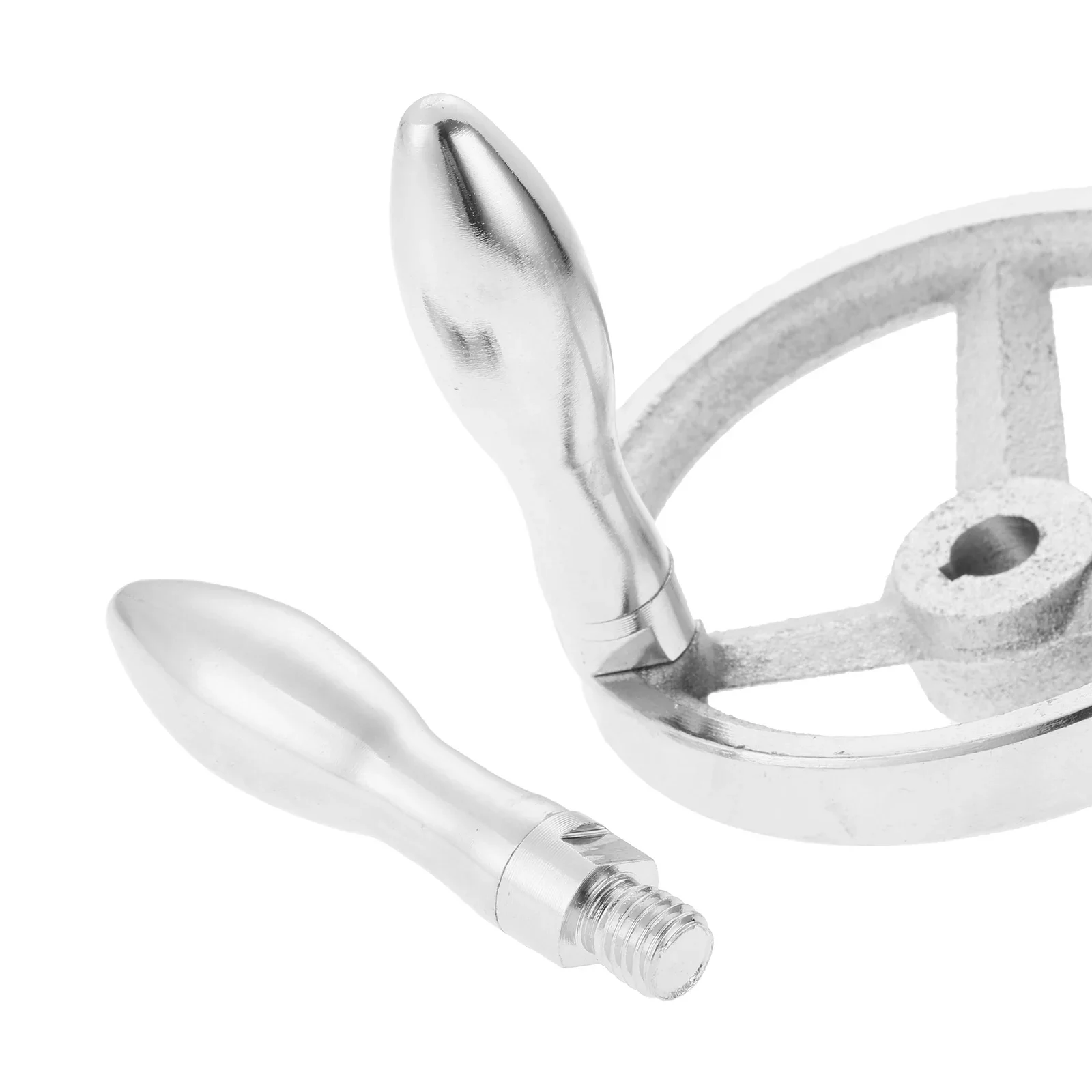 1PCS Milling Machine 10mm 12mm Male Threaded Handwheel Revolving Handle Handgrip M6 M8 M10 M12