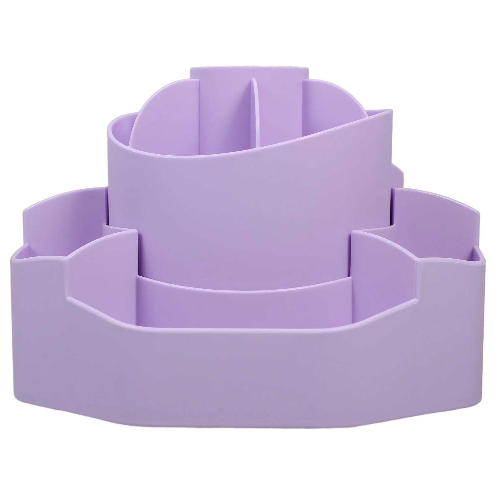 

2-in-1 Rotating Pencil Holder Desk Organizer Multifunctional Makeup Brush Holder Pen Storage Supply Rotatable Stationery Box