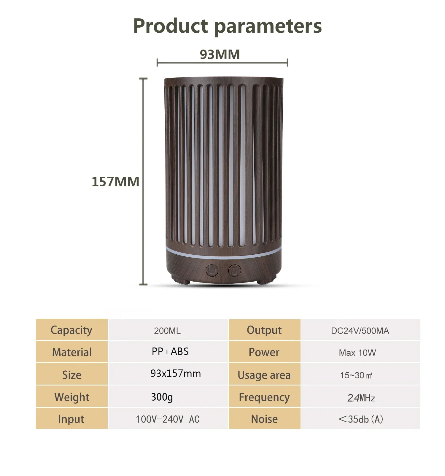 Tuya pelembap udara esensial WiFi cerdas, penyebar Aroma minyak esensial, pelembap udara ultrasonik 400ML, pembuat kabut rumah, Alexa, Google