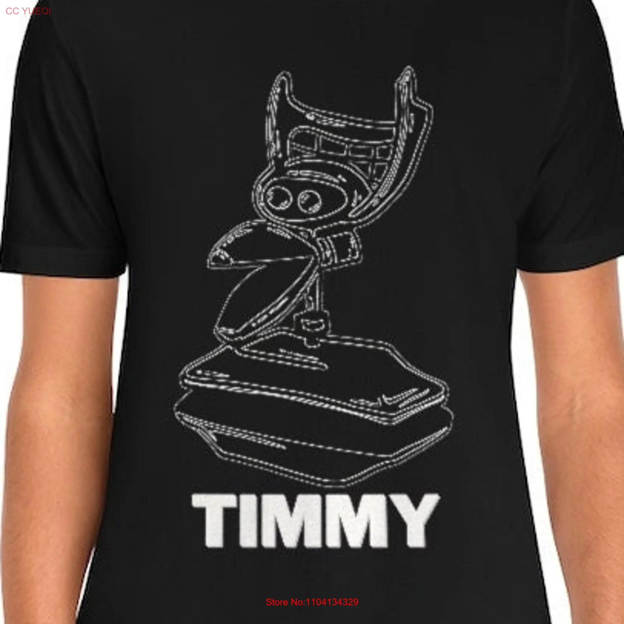 Timmy Crow T Robot's Dark Specter Friend Jersey  Shirt Inspired by MST3K long or short sleeves