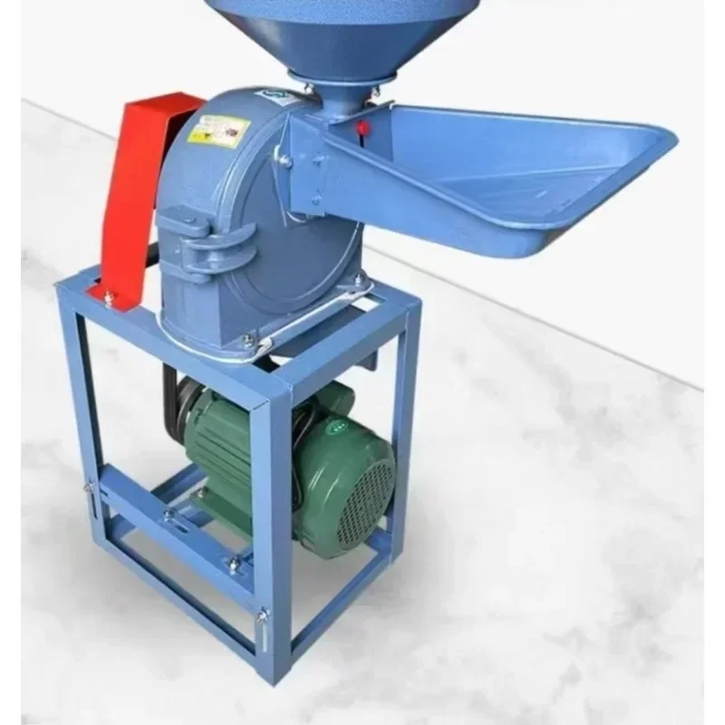 Corn crusher two or three-phase commercial crusher breeding multi-functional crusher